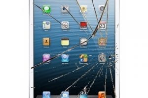 Rozbité sklo ipad